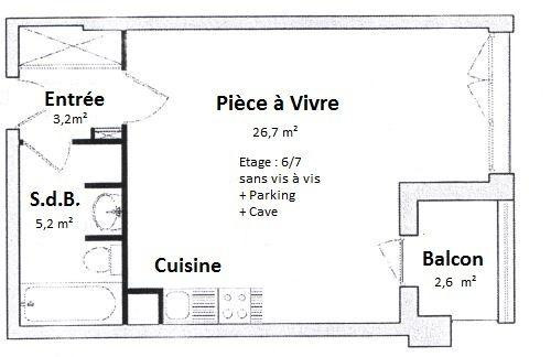 
                                                Location
                                                 Beau studio avec espace nuit balcon et parking