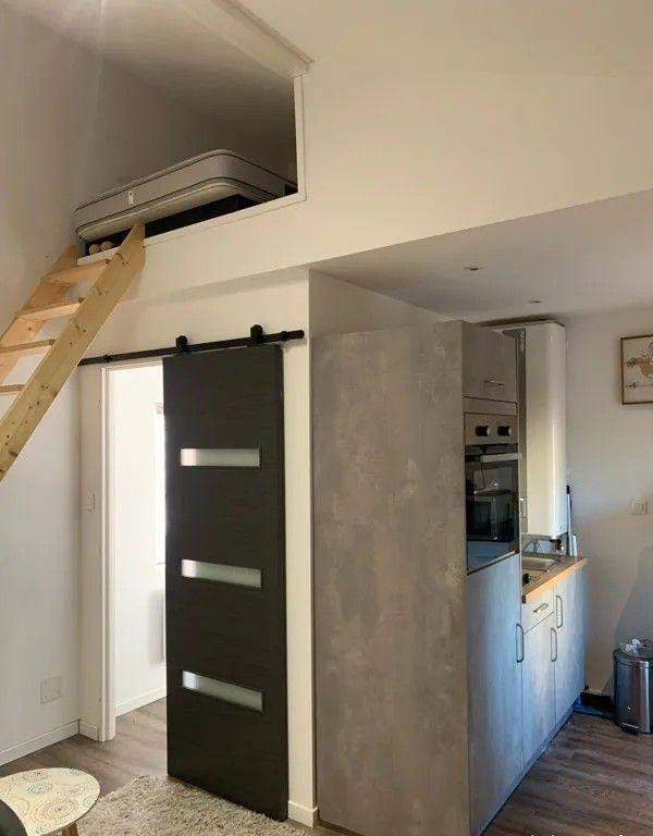 
                                                Location
                                                 Beau studio meublé 14m² avec mezzanine au calme