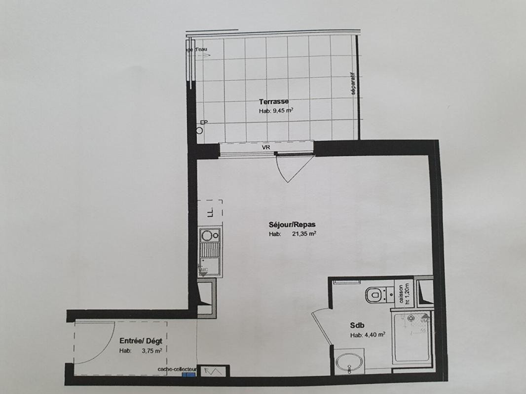 
                                                Location
                                                 Beau studio + terrasse à louer à Nancy