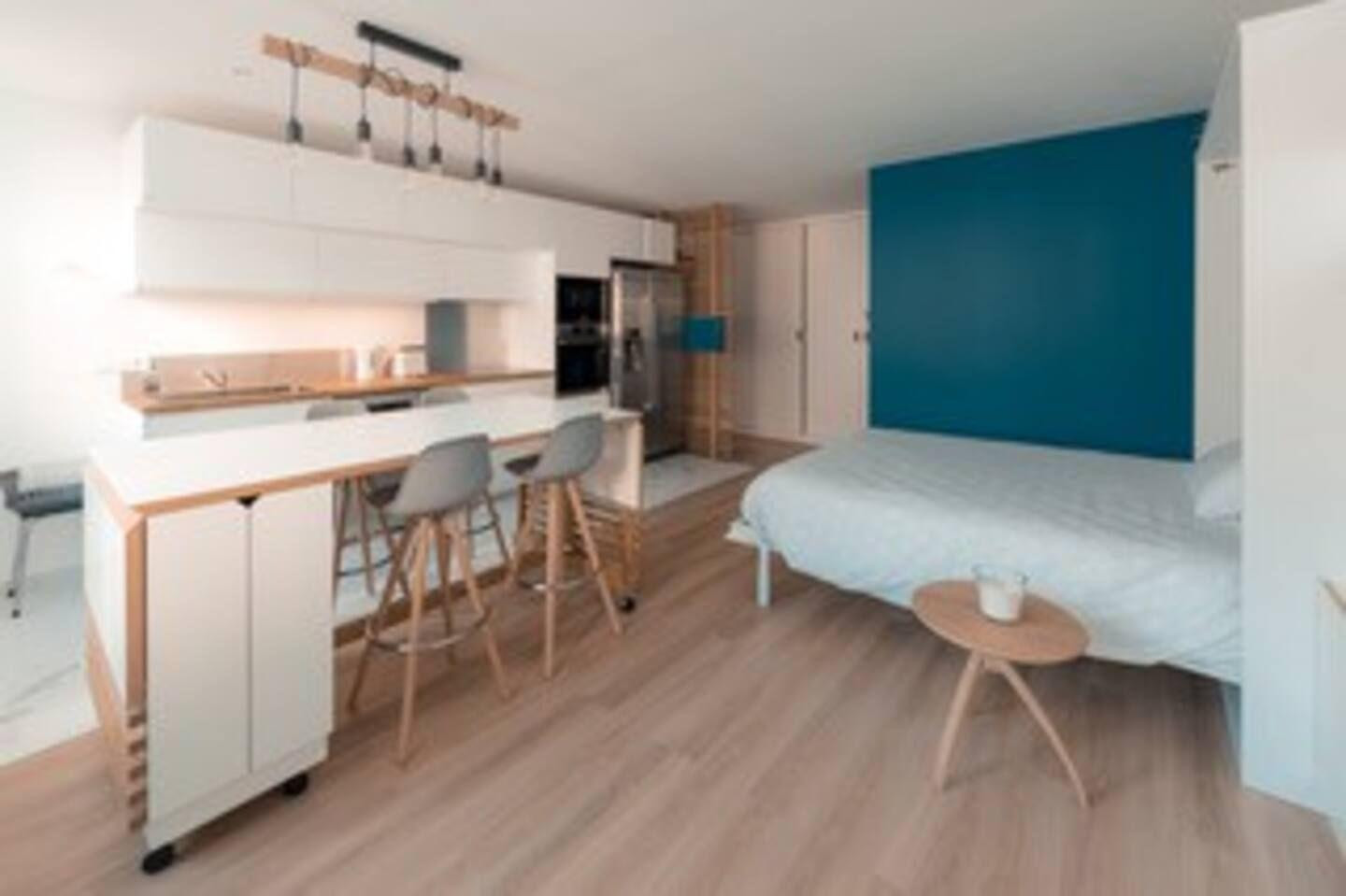 
                                                Location
                                                 Beau studio tout equipé proche Paris.