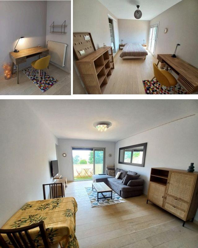 
                                                Location
                                                 Beau T3 meublé 63m² rénové, calme et lumineux