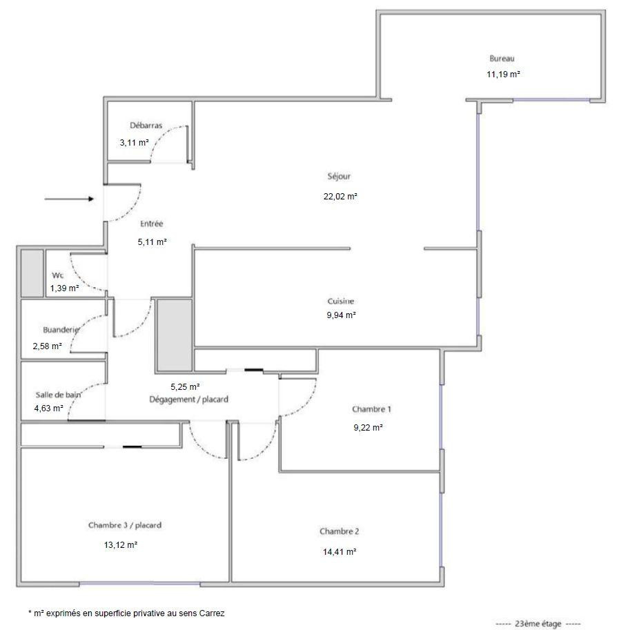 
                                                Location
                                                 Bel Appartement de 5 pièce à la Défense