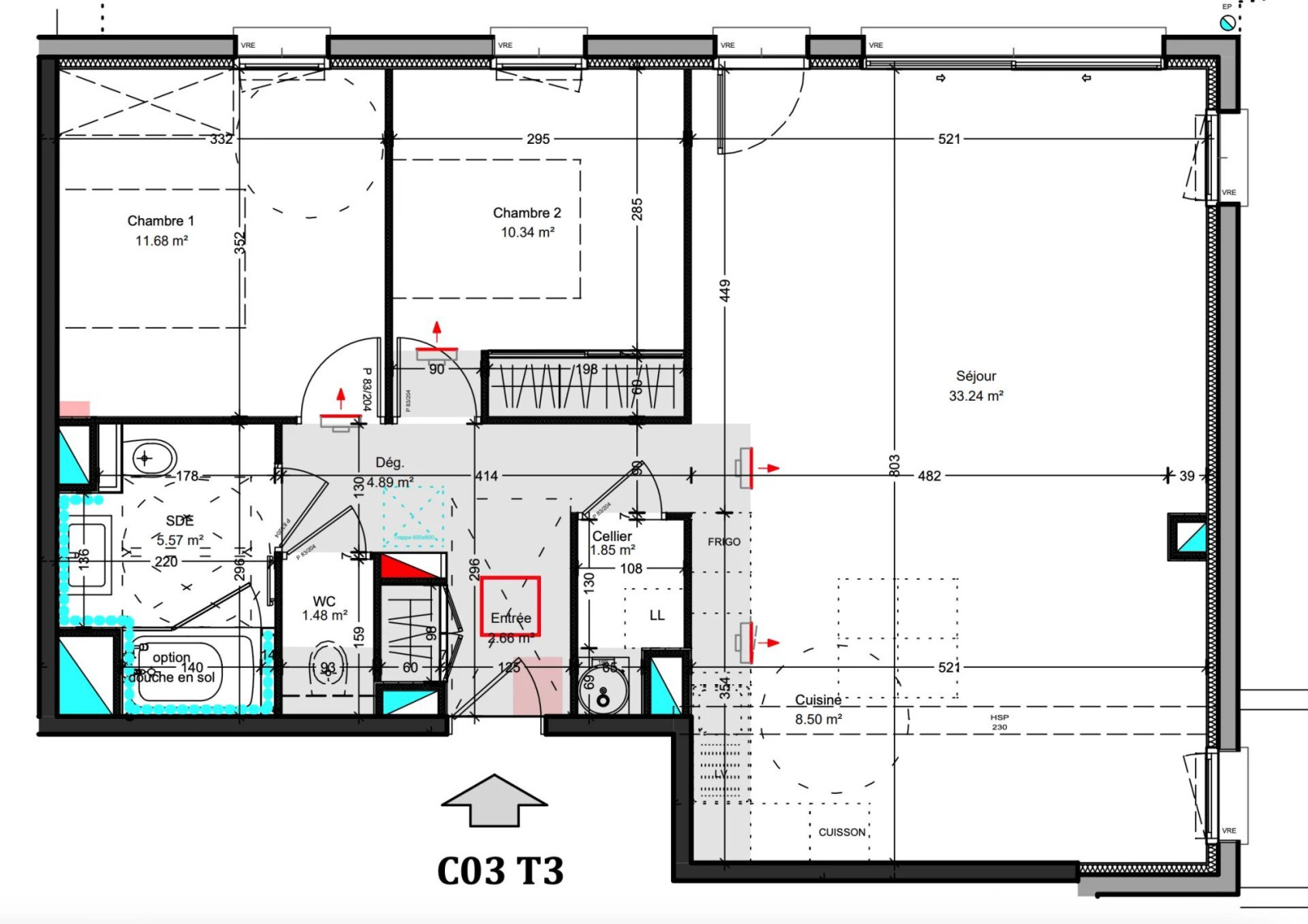 
                                                Vente
                                                 Bel appartement T3 de plus de 80m2 à Capbreton