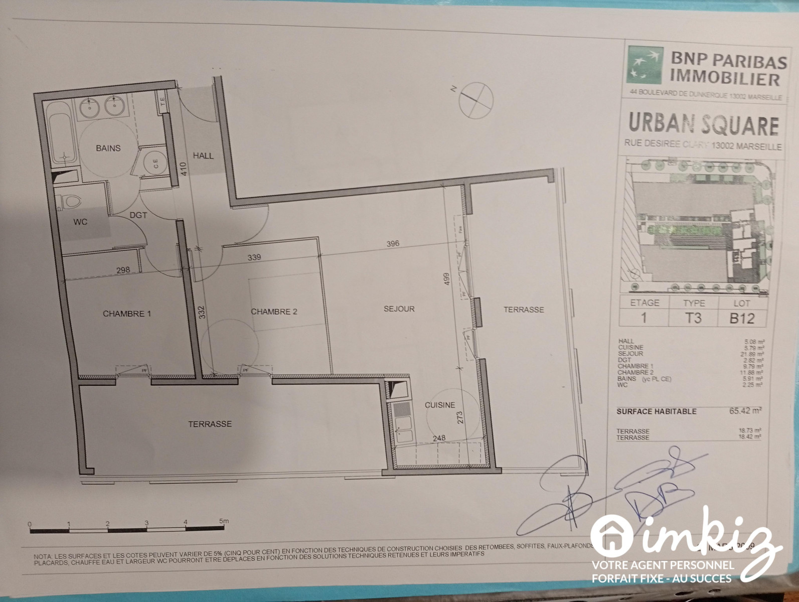 
                                                Vente
                                                 Bel appartement traversant, deux exterieurs