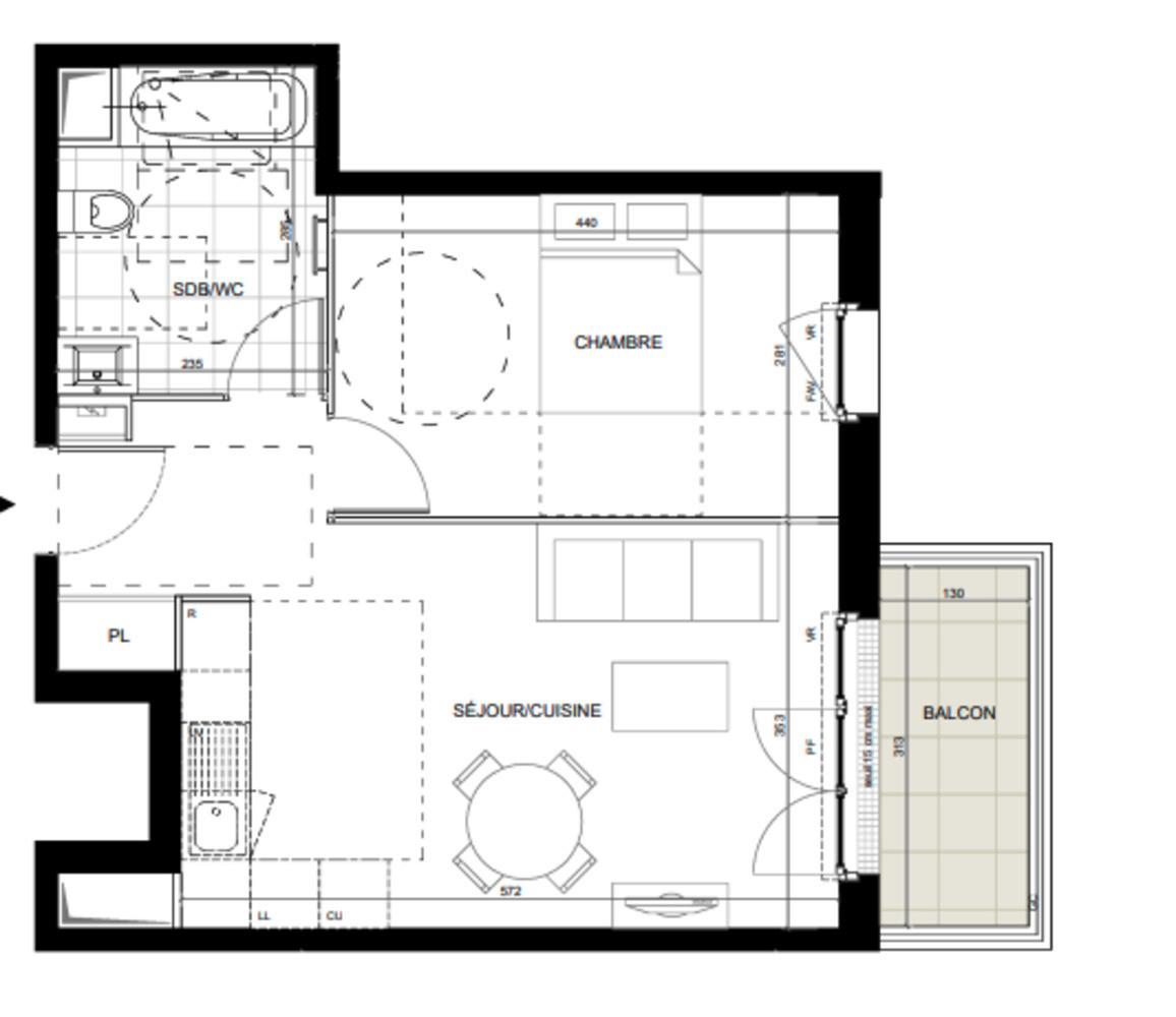 
                                                Vente
                                                 Bien rare T2 de 42m2 à Drancy