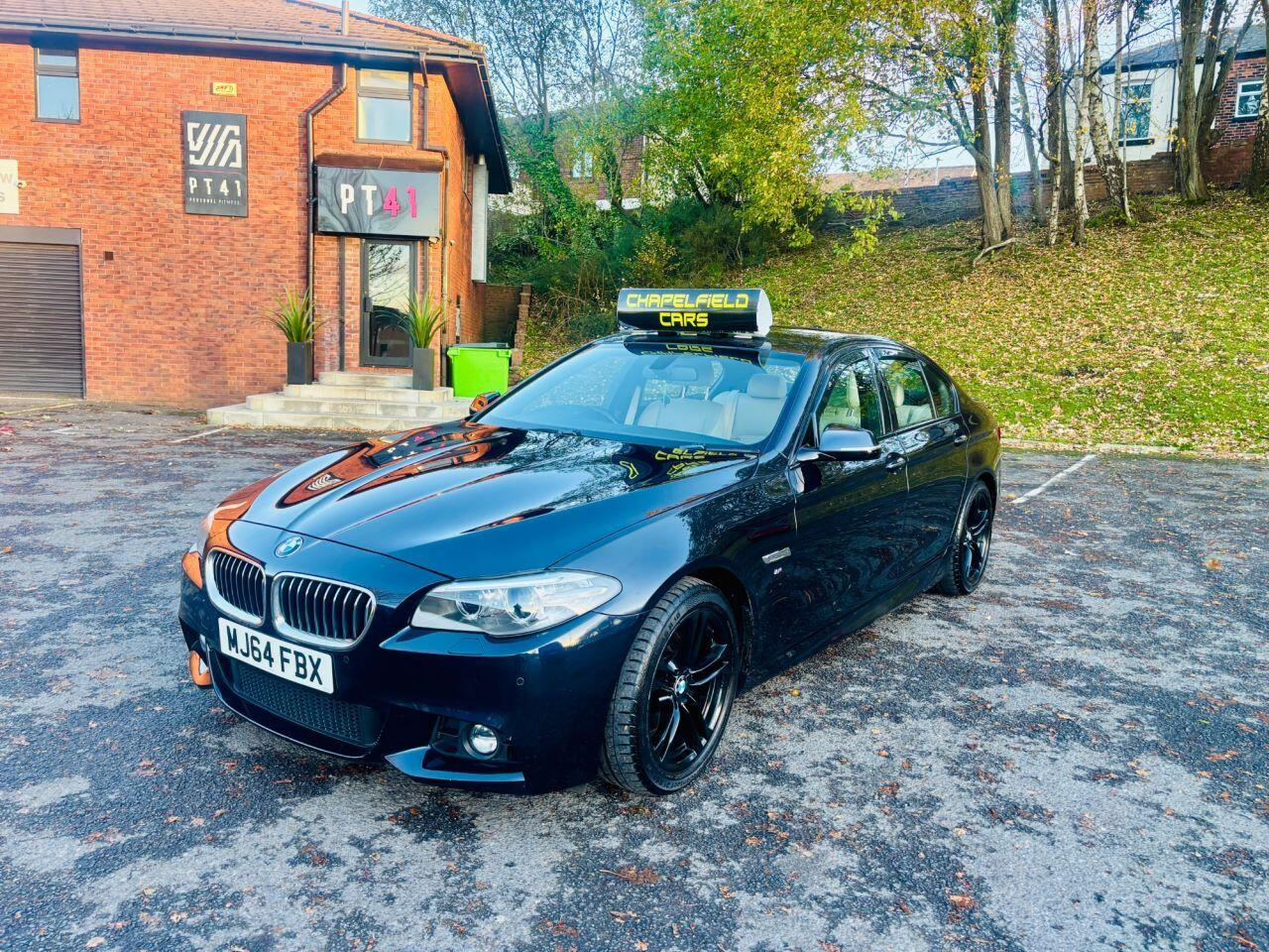 
                                                Voiture
                                                 BMW 5 SERIES 2.0 520d M Sport Saloon 4dr Diesel Auto Euro 6 (s/s) (190 ps) AUTO 55K MOT 9/26 FSH ULEZ