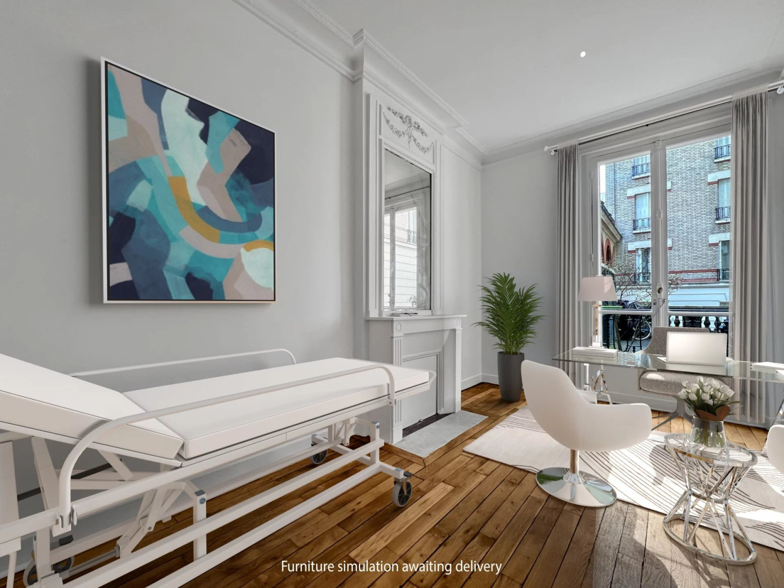 
                                                Location
                                                 Cabinet Médical Premium - 12,4 m² - Entièrement Rénové et Meublé - Quartier de Passy, Paris 16e