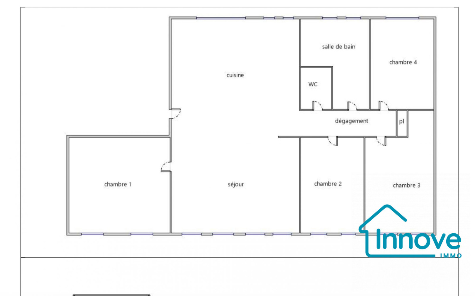 
                                                Vente
                                                 Canal de Brienne : Appartement T5 avec balcon