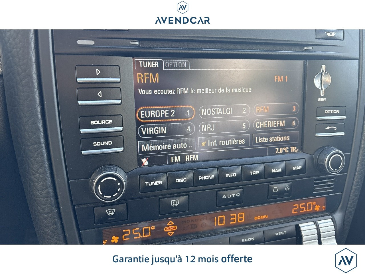 
                                                Voiture
                                                 CAYENNE 3.0 TDI 240 TIPTRONIC-S BVA Français suivi Porsche