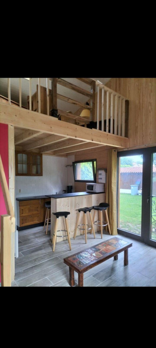 
                                                Location
                                                 Chalet bois au calme le Teich Courte durée