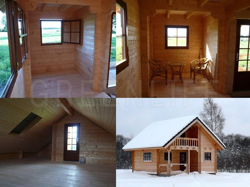 
                                                Vente
                                                 CHALET BOIS MASSIF GreenLife©, en kit / ANNA 60