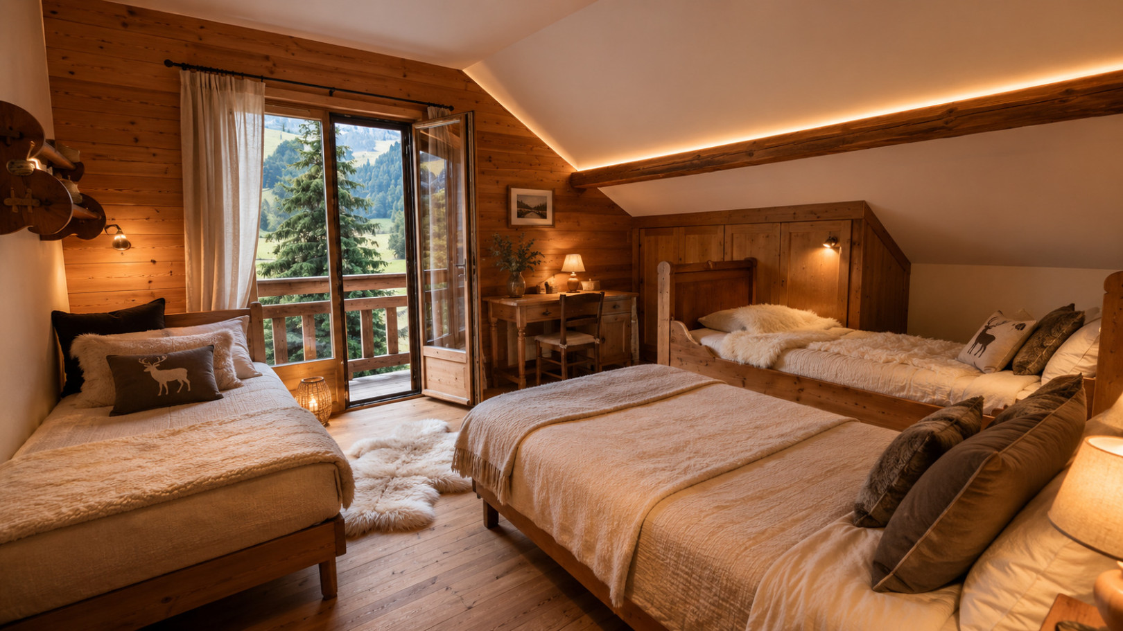 
                                                Vente
                                                 CHALET D'EXCEPTION à la Morte– 190 m²  Vue panoramique – Studio indépendant – Alpe du Grand Serre