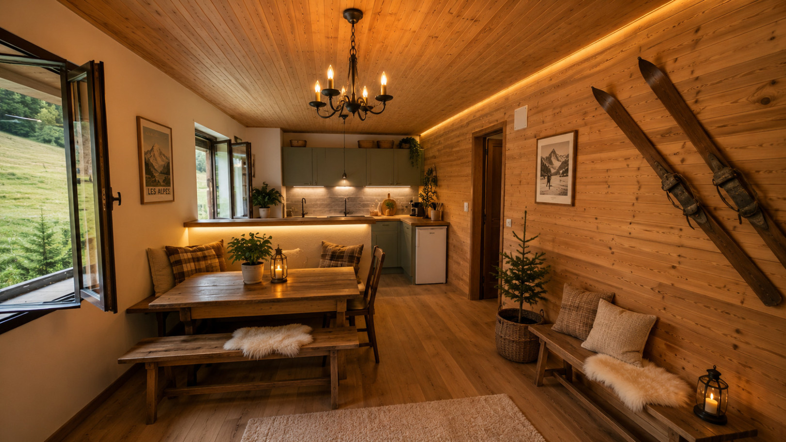
                                                Vente
                                                 CHALET D'EXCEPTION à la Morte– 190 m²  Vue panoramique – Studio indépendant – Alpe du Grand Serre