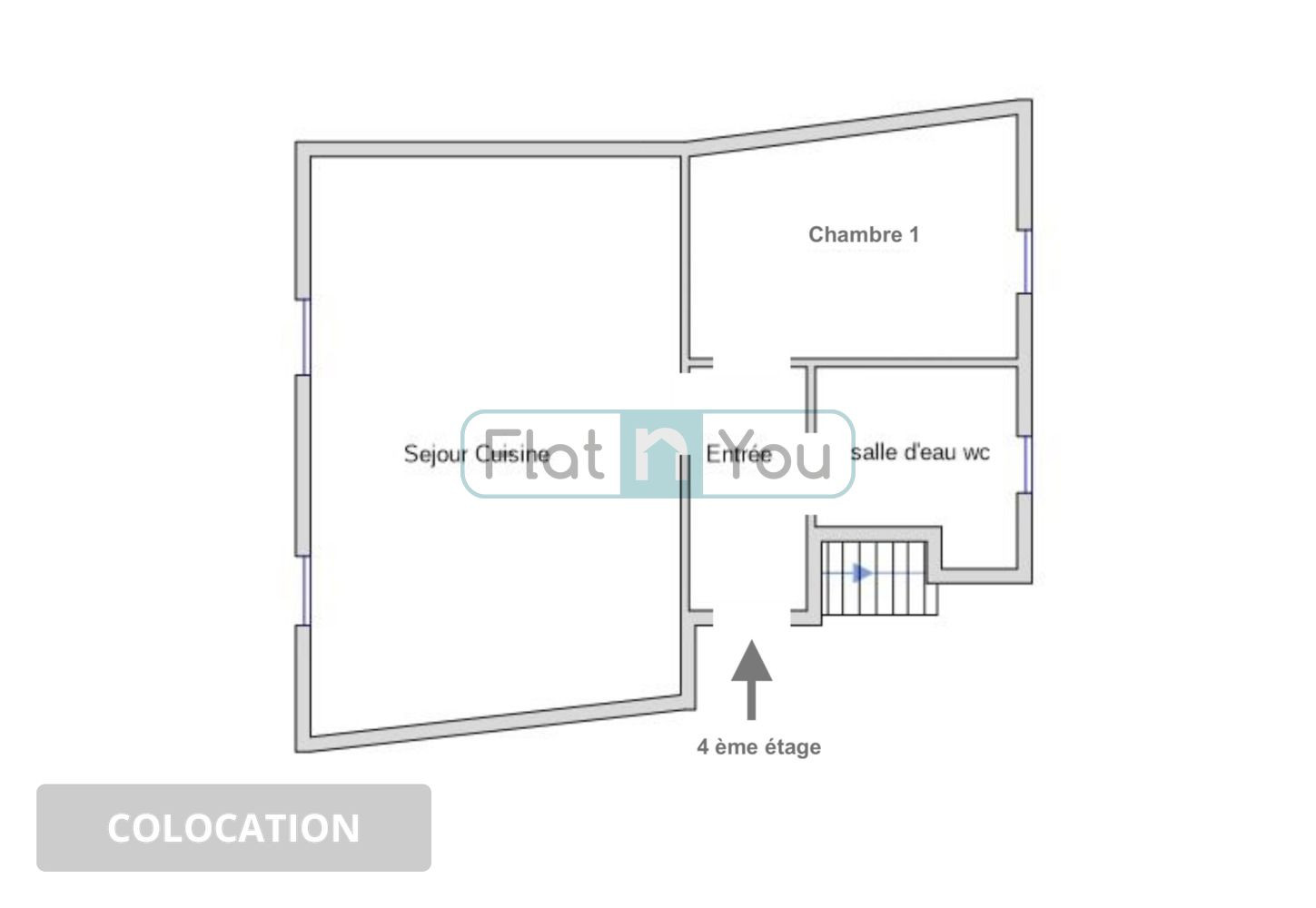 
                                                Colocation
                                                 Chambre 1 -  1 chambre disponible en colocation