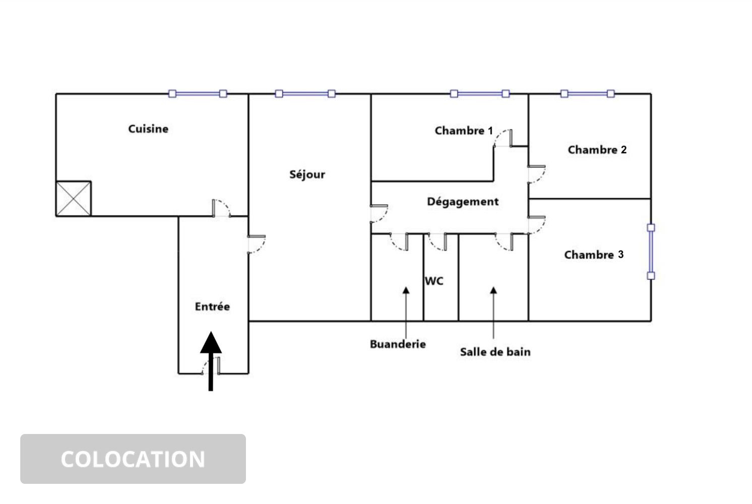 
                                                Colocation
                                                 Chambre 1 -  1 chambre disponible en colocation