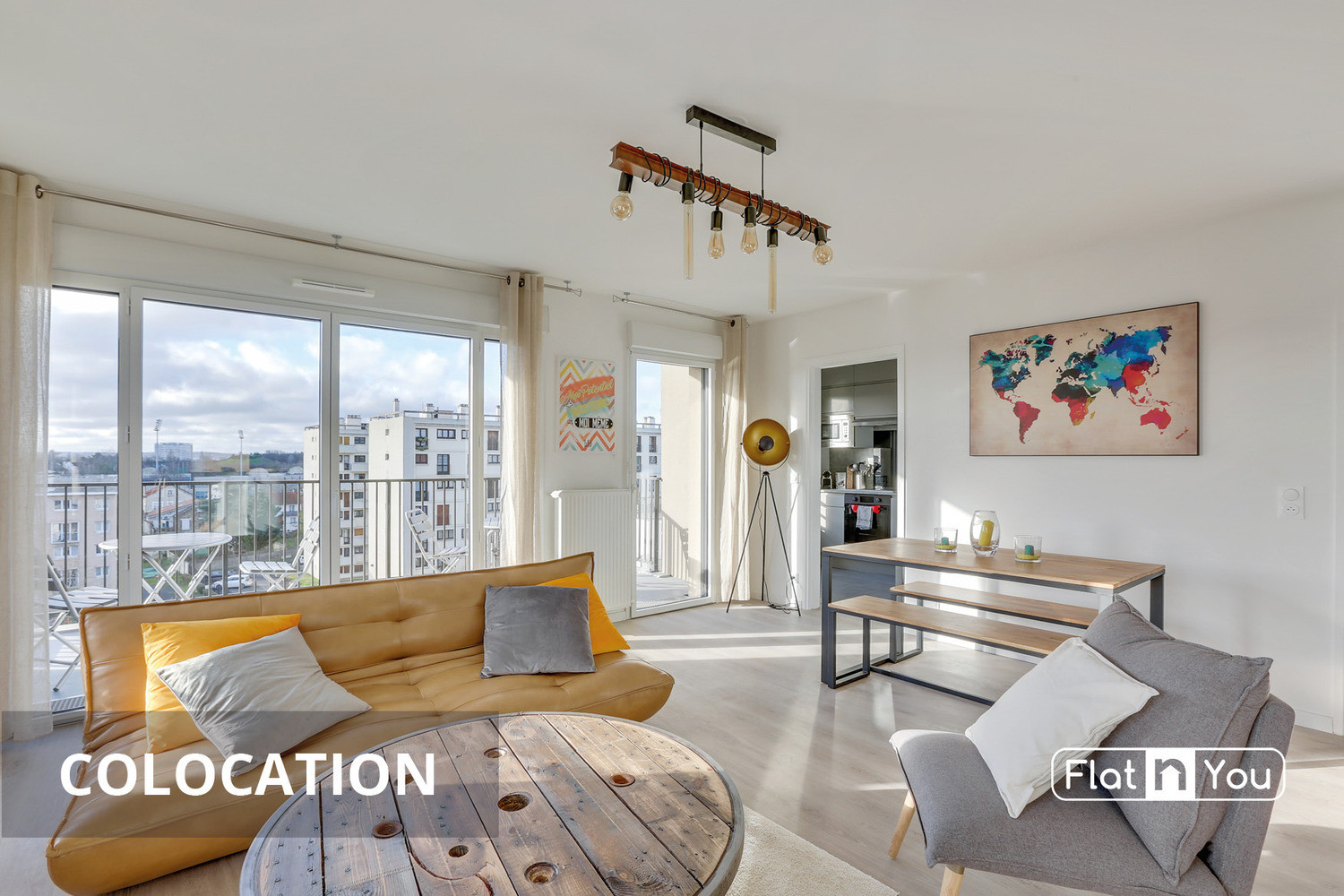 
                                                Colocation
                                                 Chambre 1 -  2 chambres disponibles en colocation