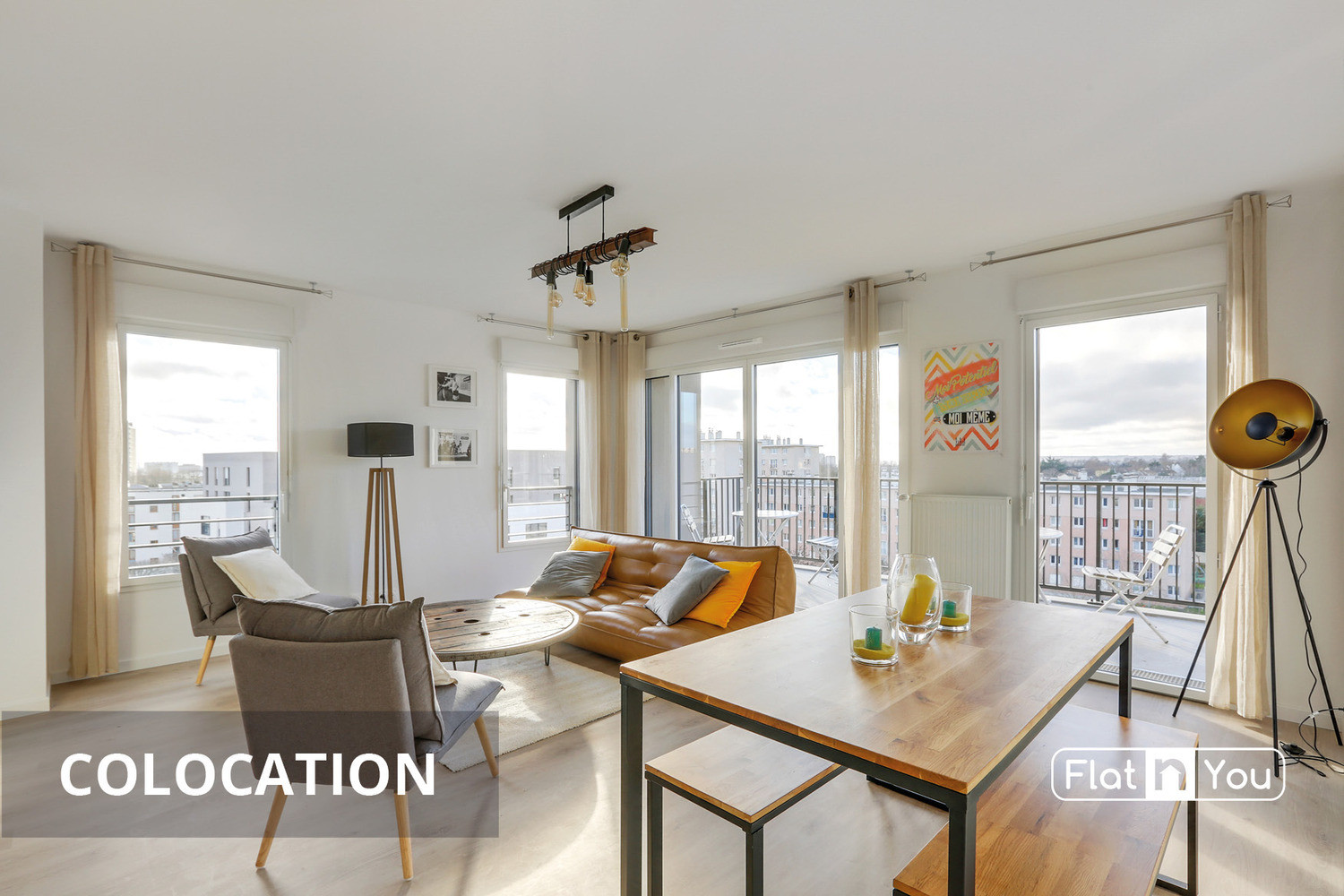 
                                                Colocation
                                                 Chambre 1 -  2 chambres disponibles en colocation