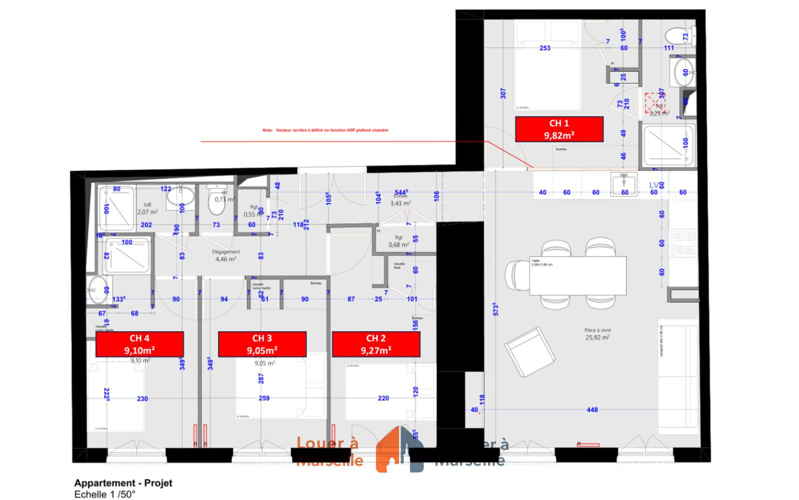 
                                                Colocation
                                                 Chambre 12m² - Quartier Belsunce