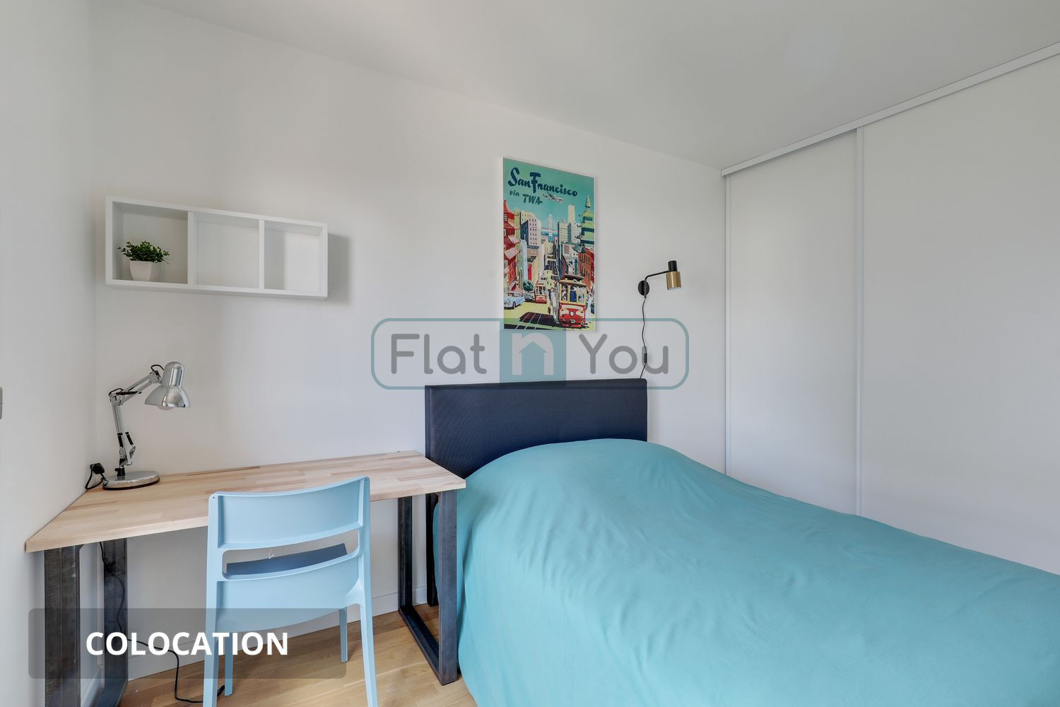 
                                                Colocation
                                                 Chambre 2 -  1 chambre disponible en colocation