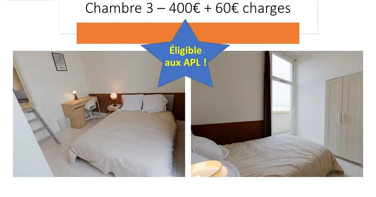 
                                                Colocation
                                                 Chambre dans colocation éligible APL à Melun