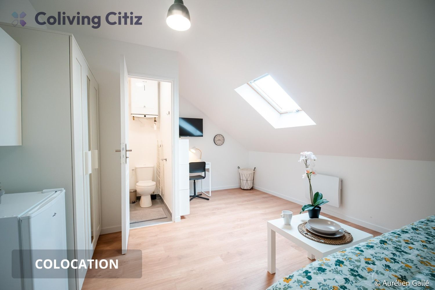 
                                                Colocation
                                                 Chambre meublée avec salle de bain & WC