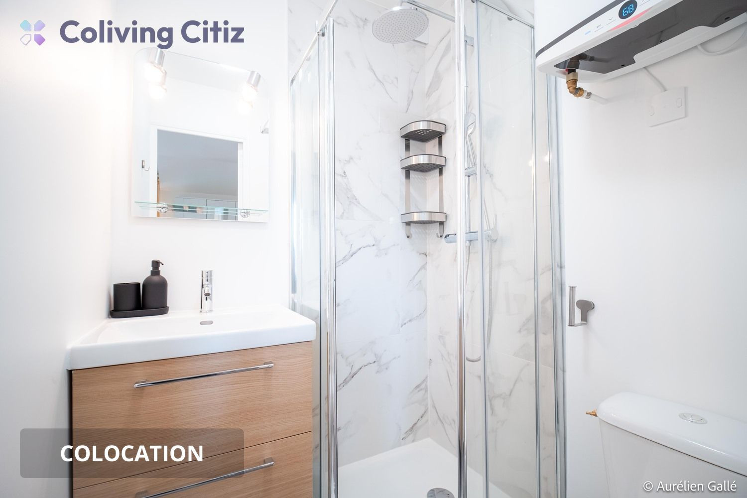 
                                                Colocation
                                                 Chambre meublée avec salle de bain & WC