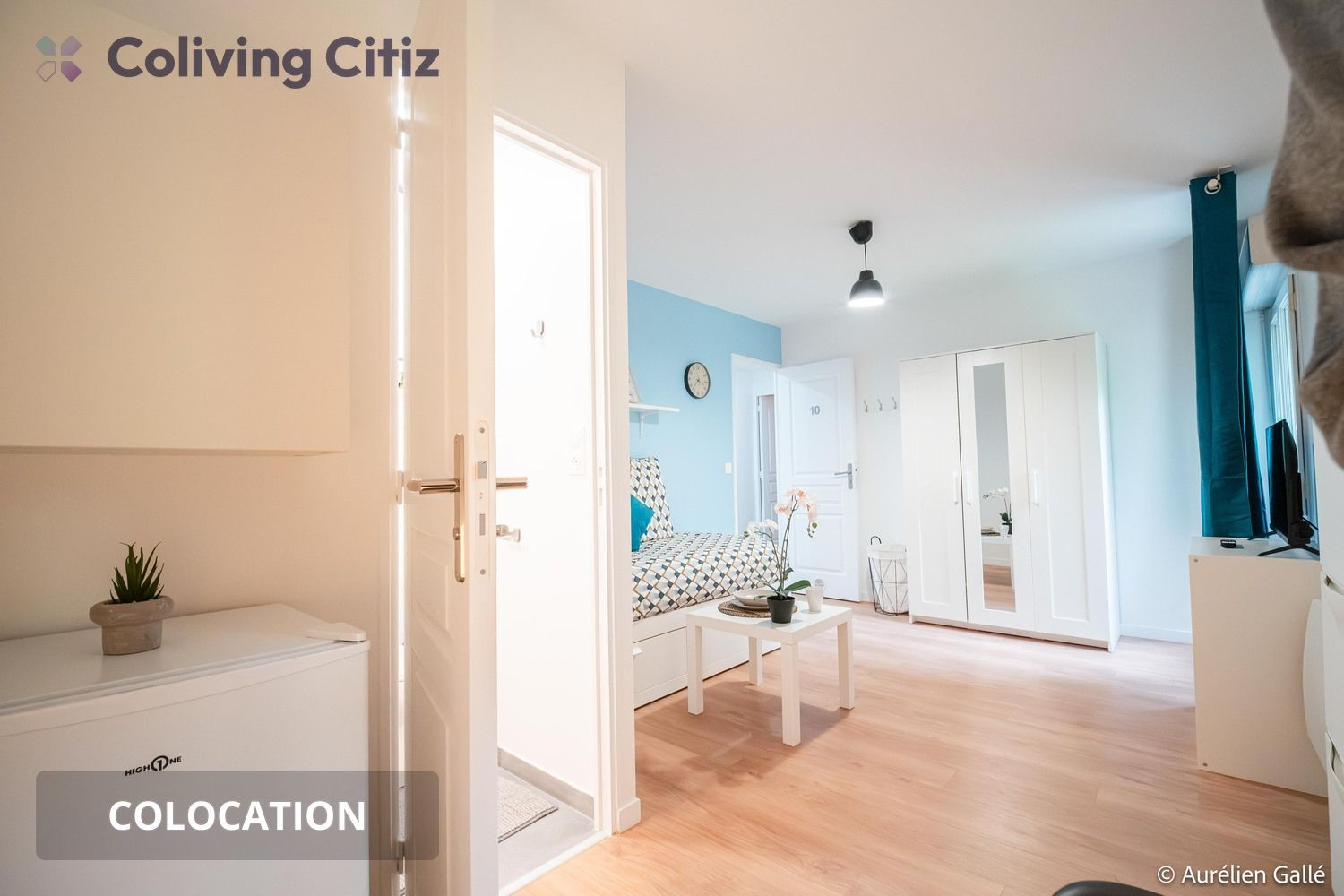 
                                                Colocation
                                                 Chambre meublée avec salle de bain & WC