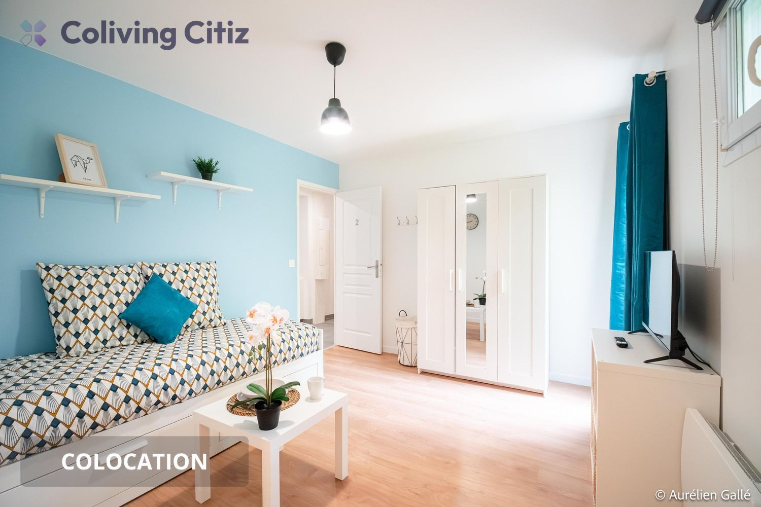 
                                                Colocation
                                                 Chambre meublée avec salle de bain & WC