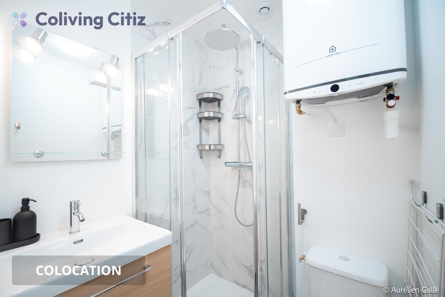 
                                                Colocation
                                                 Chambre meublée avec salle de bain & WC