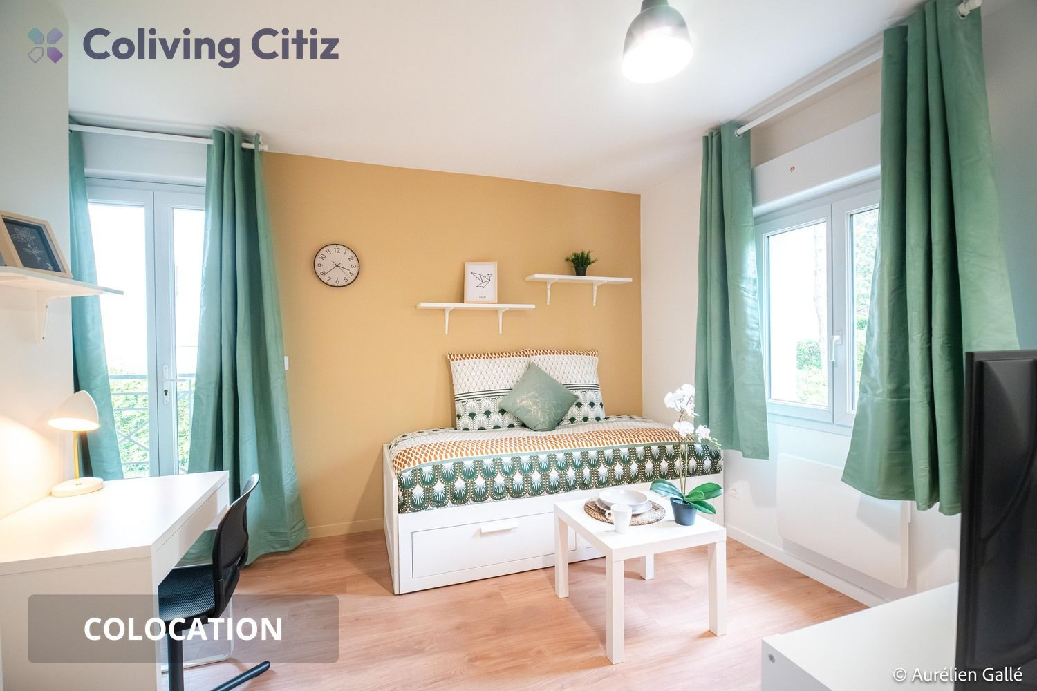 
                                                Colocation
                                                 Chambre meublée avec salle de bain & WC