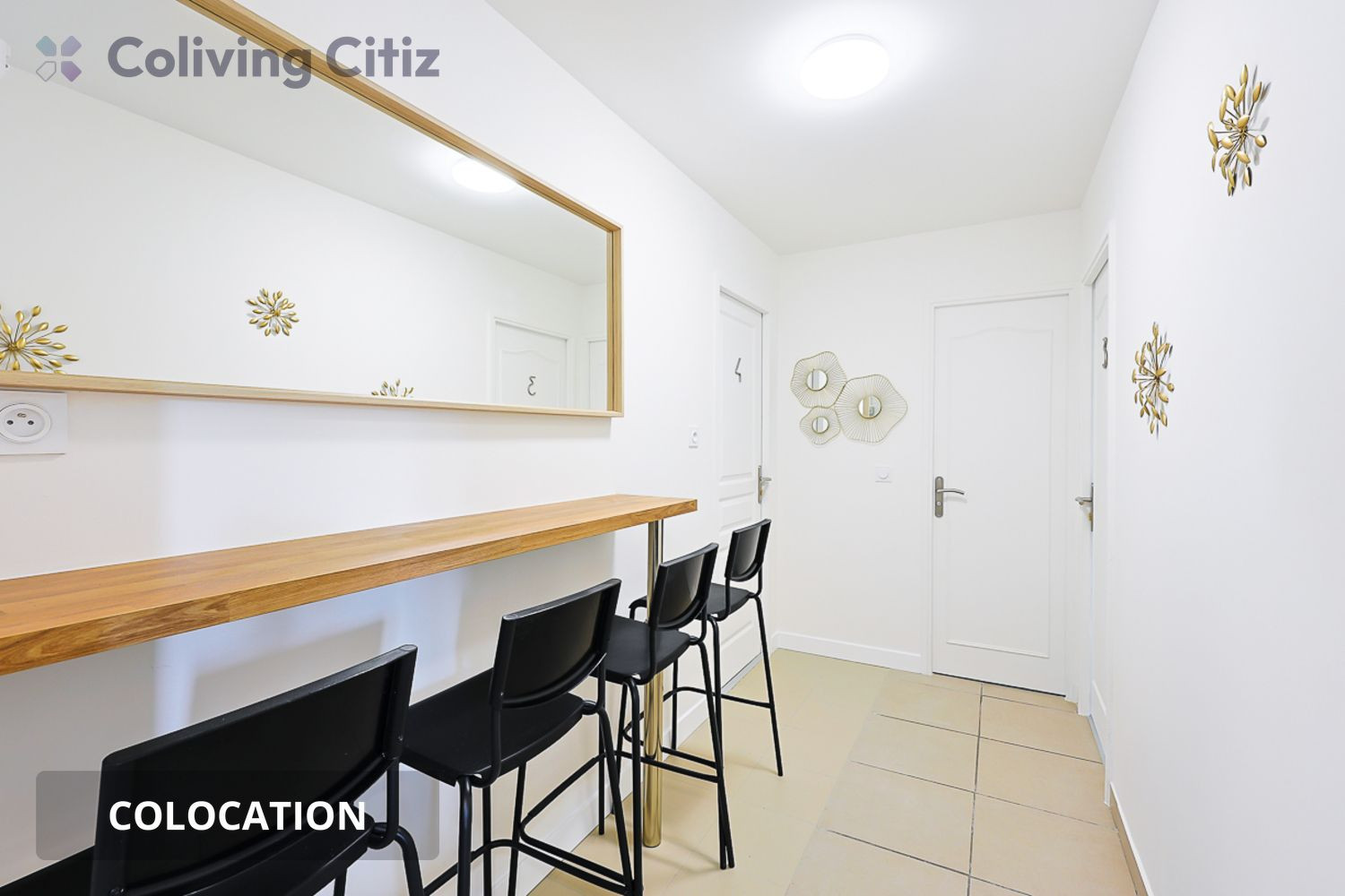 
                                                Colocation
                                                 Chambre meublée en colocation