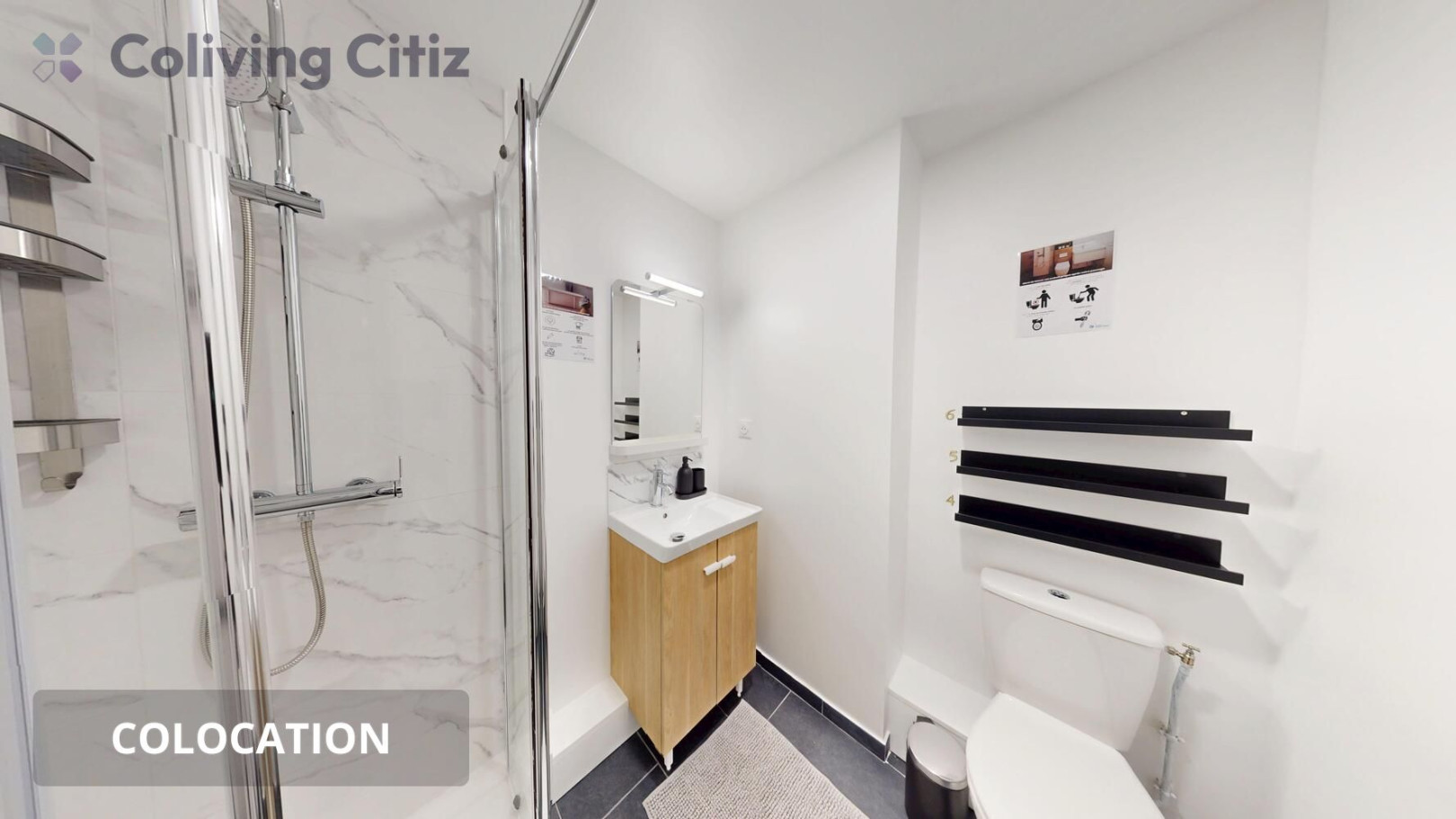 
                                                Colocation
                                                 Chambre meublée en colocation