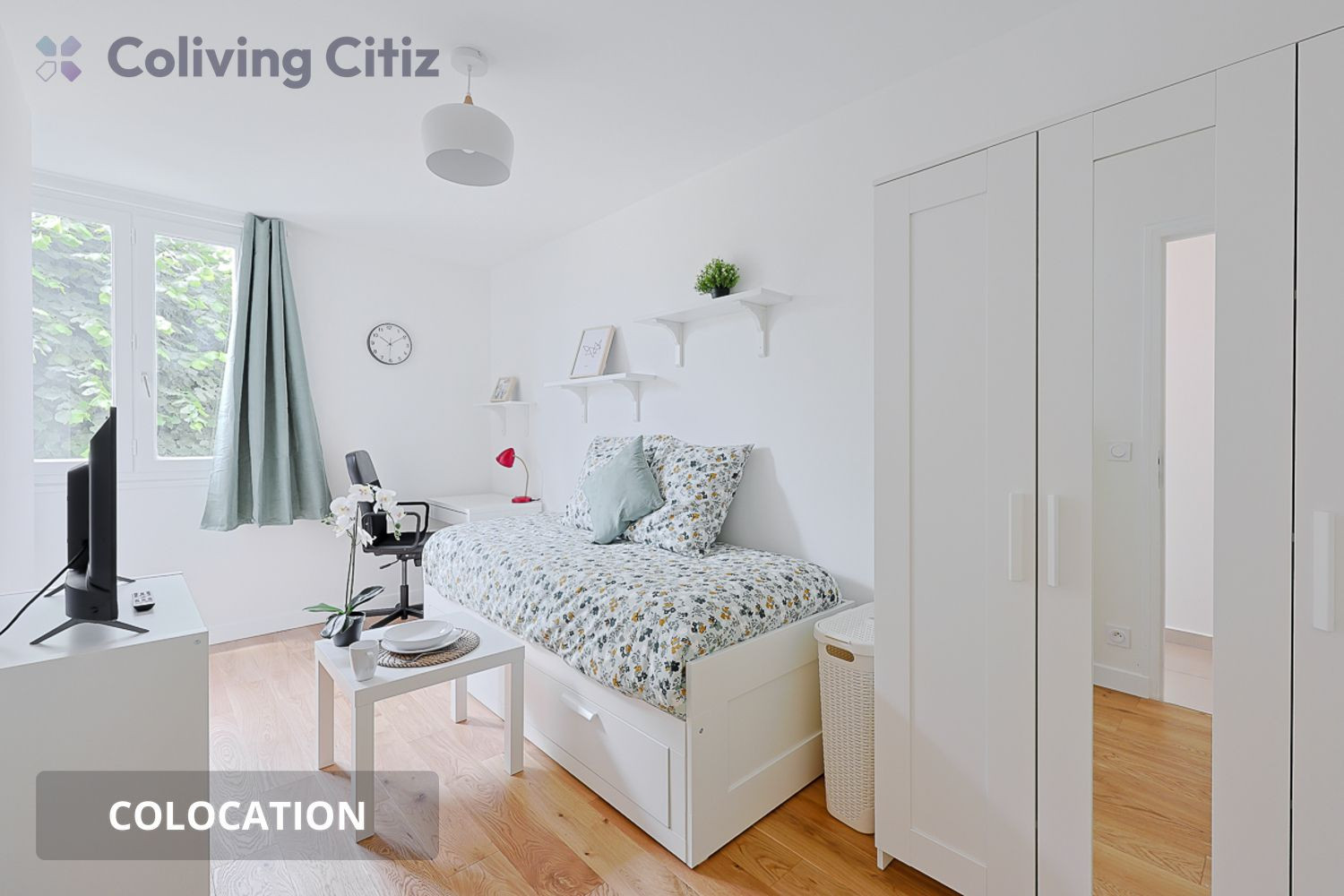 
                                                Colocation
                                                 Chambre meublée en colocation