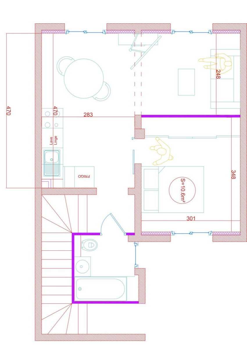 
                                                Location
                                                 Charmant 2 pièces Meublé de 39m²