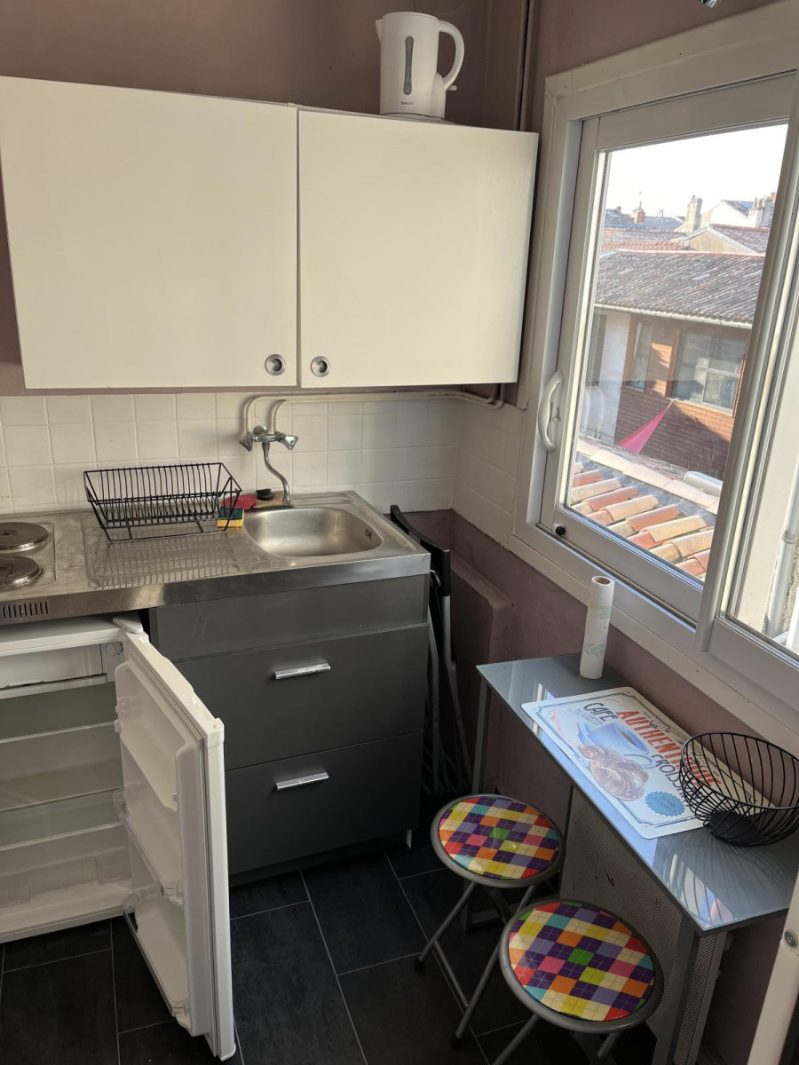 
                                                Location
                                                 Charmant F2 meublé 29m² GAMBETTA