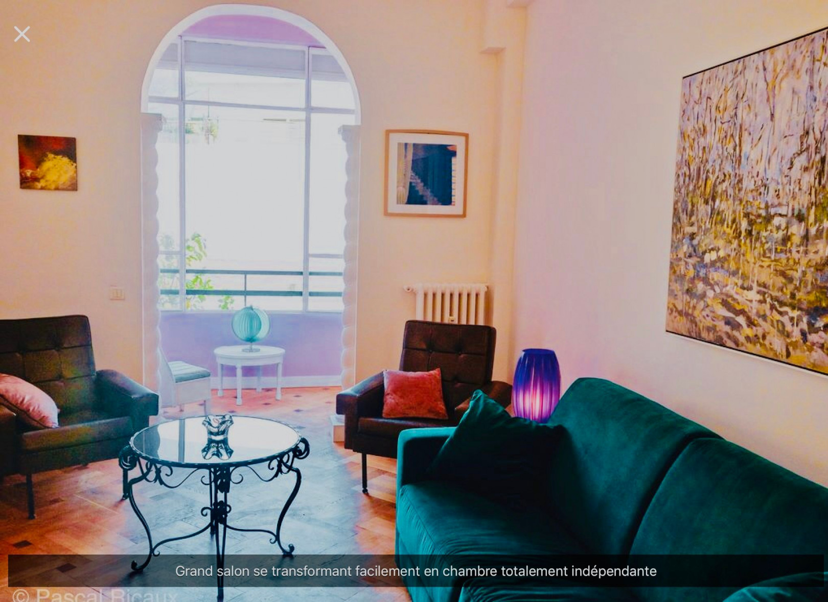 
                                                Location
                                                 Charmant grand 2 pièces 65m2 center5 min de la plage 1 chambre séparée (loyer tout inclus)