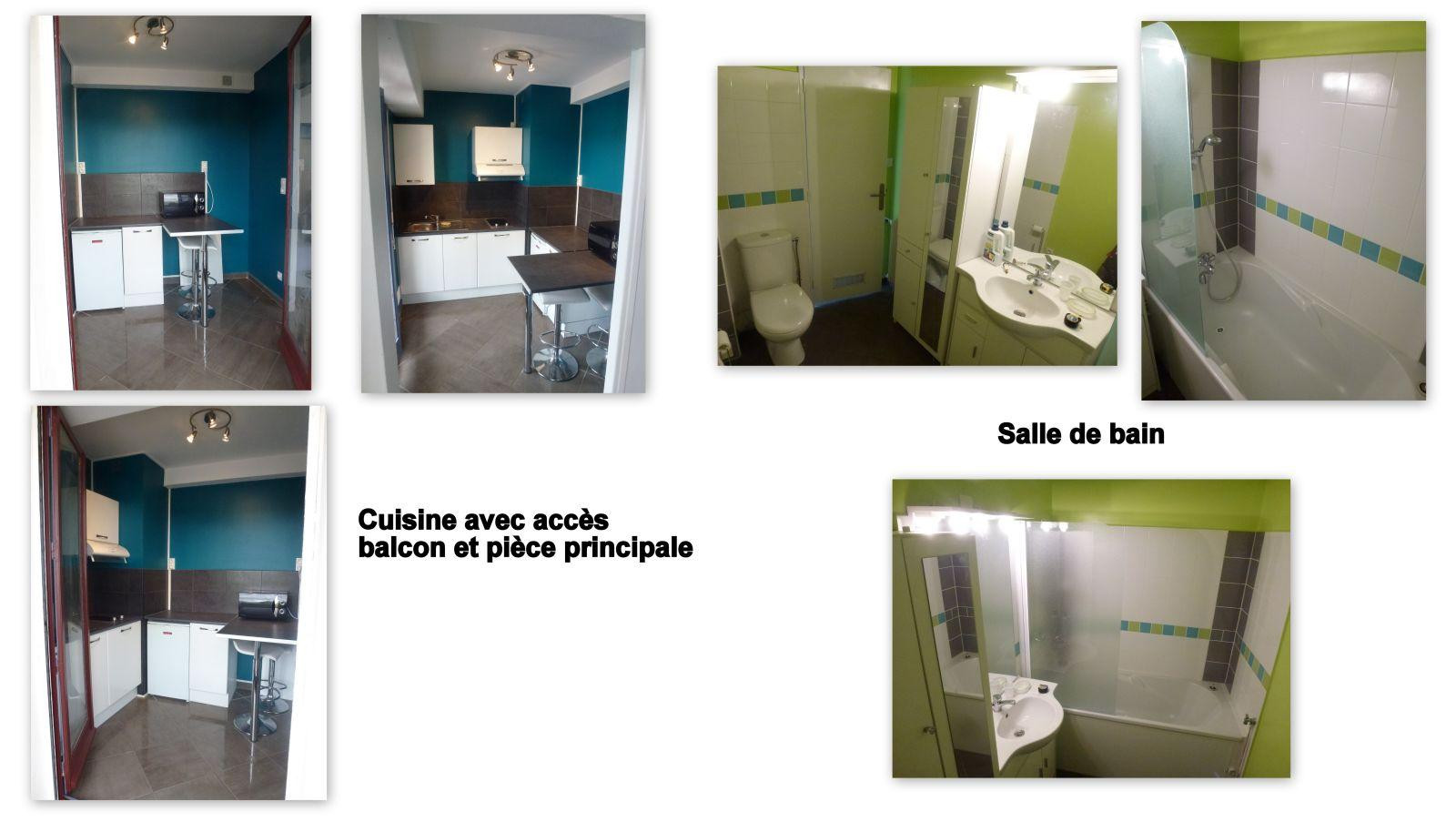 
                                                Location
                                                 Charmant T1 meublé, lumineux, calme, balcon & cave