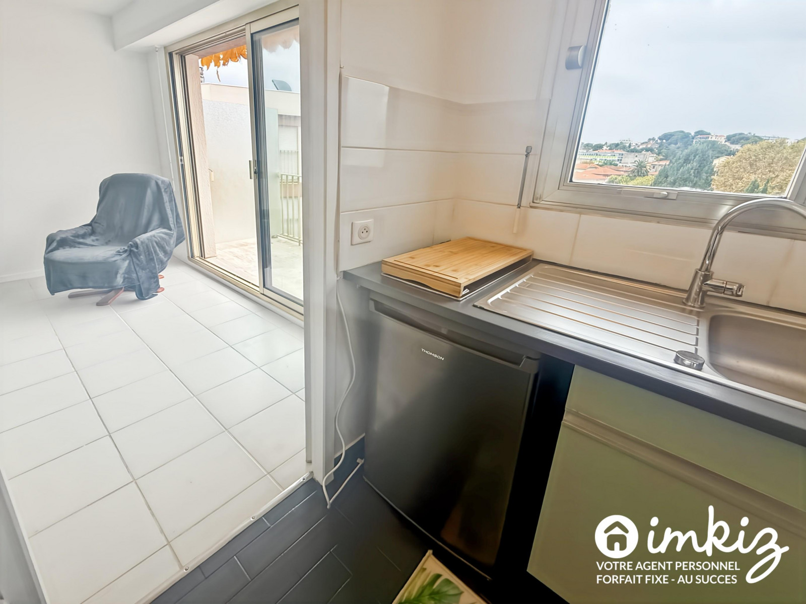 
                                                Vente
                                                 Charmant T1 rénové avec balcon et cave