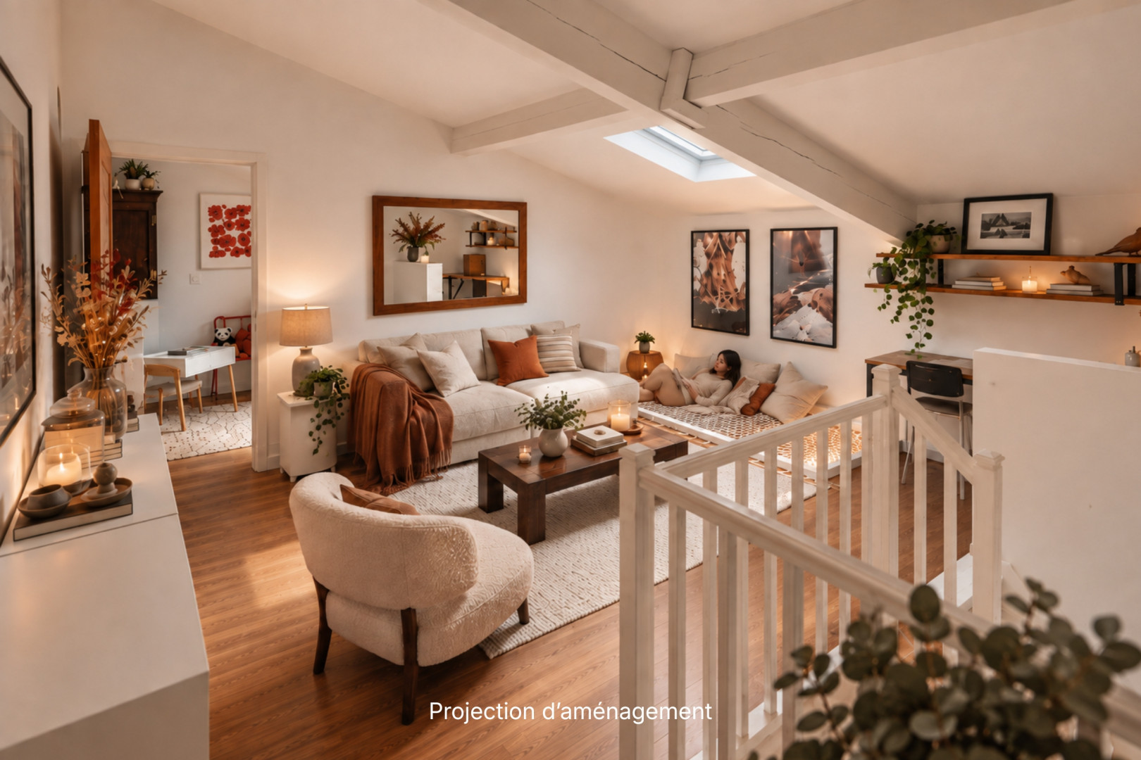 
                                                Vente
                                                 CHARMANT T3 EN DUPLEX AVEC TERRASSE CENTRE BRIGNAIS !