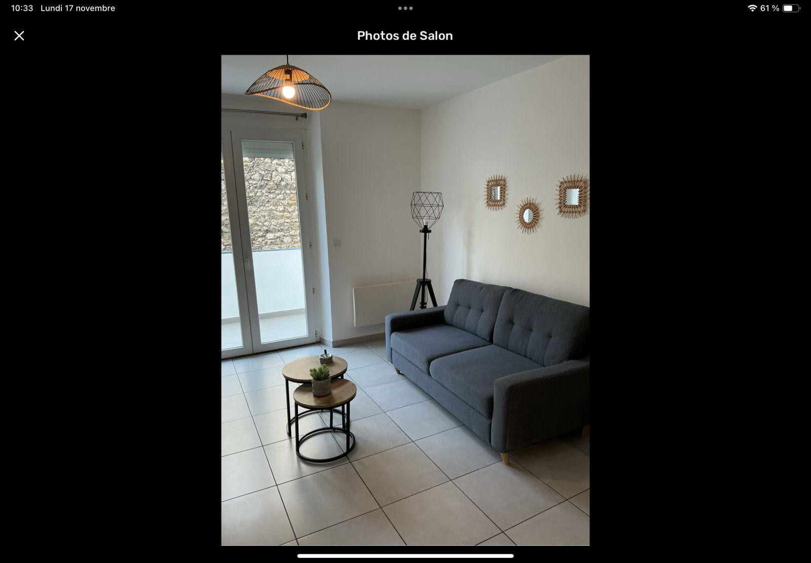 
                                                Location
                                                 Charmant T3 meublée, ensoleillée