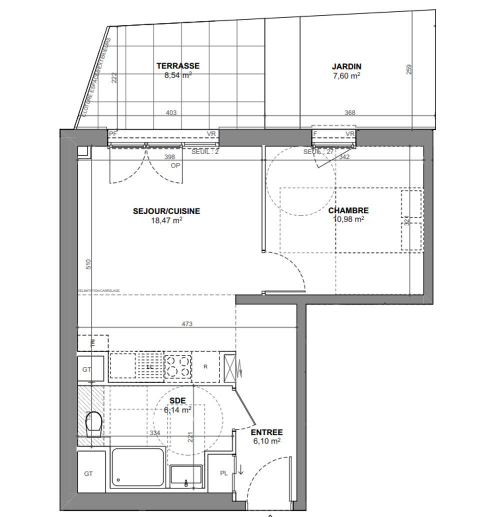 
                                                Vente
                                                 Châtenay-Malabry – 2 pièces avec terrasse