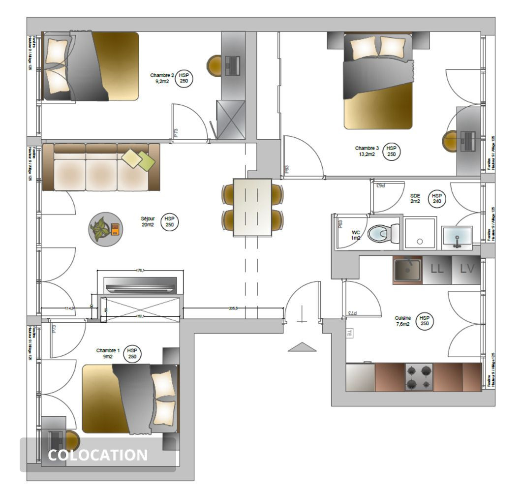 
                                                Colocation
                                                 Colocation pour femme très bien entretenue