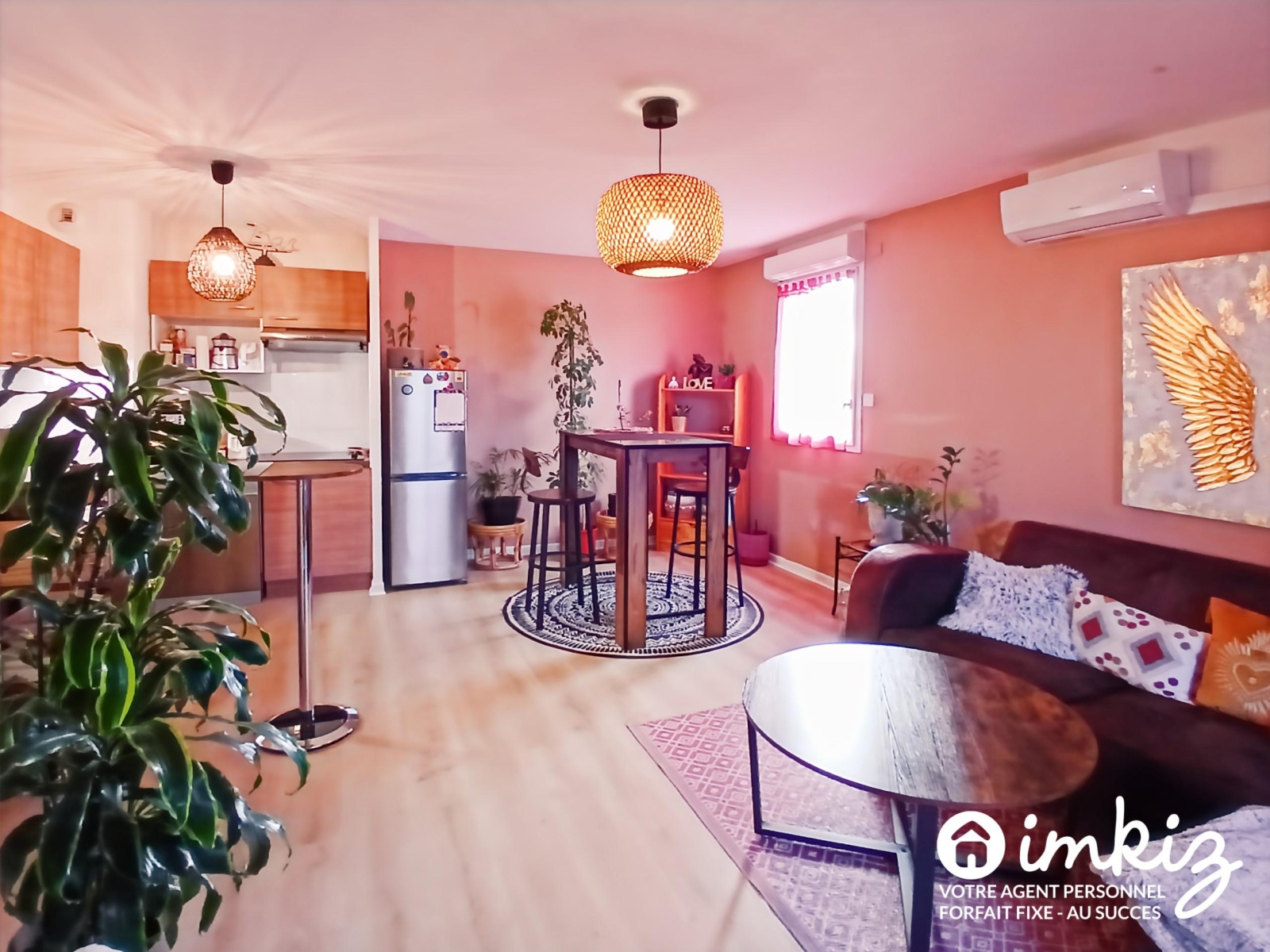 
                                                Vente
                                                 Colomiers- T3- climatisé - terrasse - parking ssol
