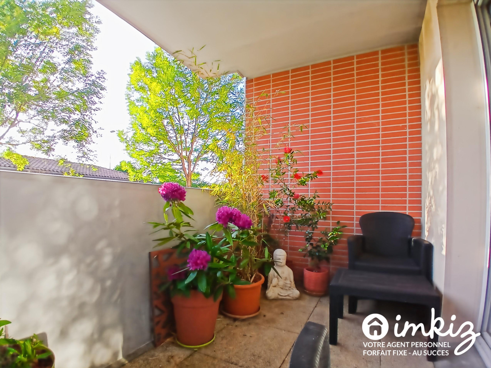 
                                                Vente
                                                 Colomiers- T3- climatisé - terrasse - parking ssol