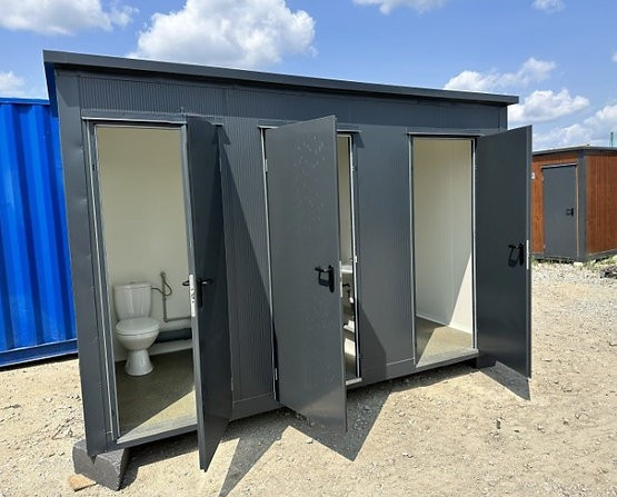 
                                                Outillage, Matériaux
                                                 Conteneur Sanitaire 3 Cabines : WC, Urinoir