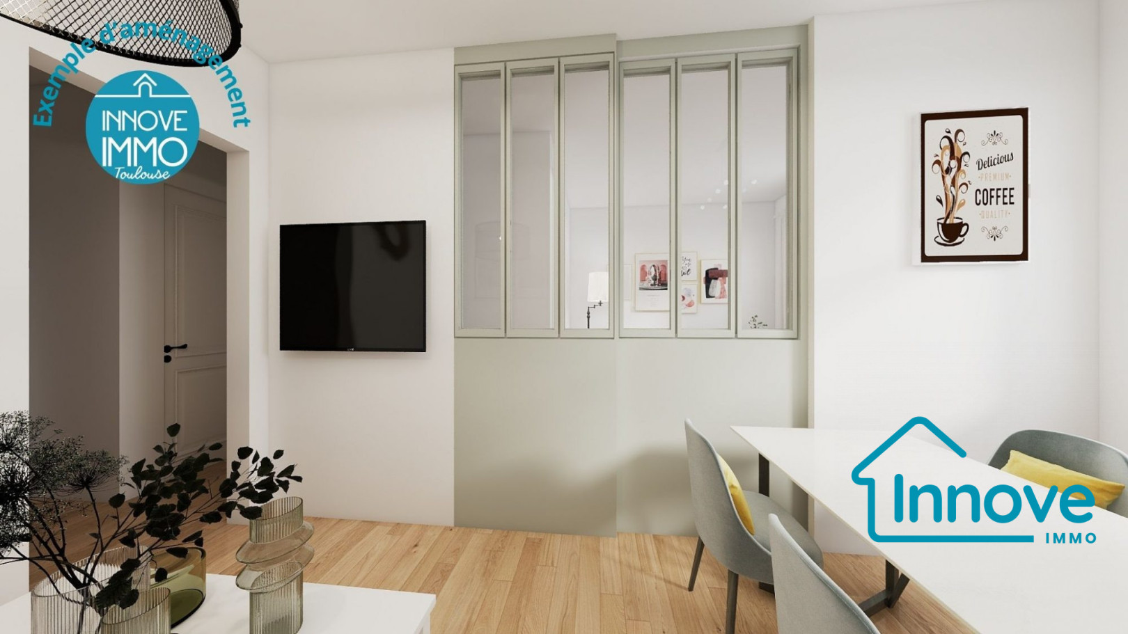 
                                                Vente
                                                 CÔTE PAVEE - Calme et commodités pour ce T1bis de 33 m²