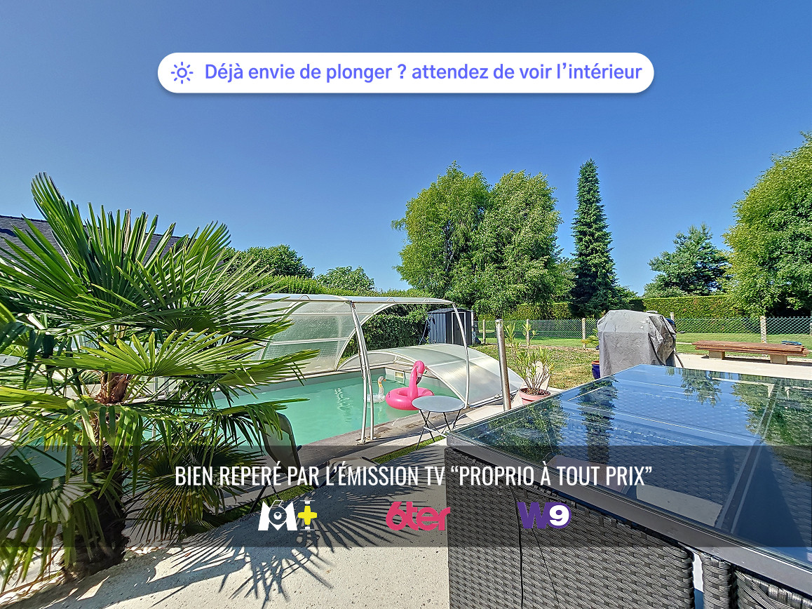 
                                                Vente
                                                 Coup de cœur à Noizay – Maison familiale - piscine