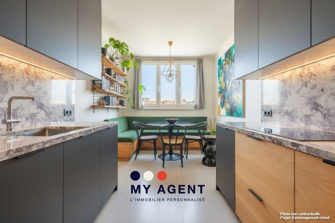 
                                                Vente
                                                 Croix de Chavaux à 2 min – 93 m² lumineux