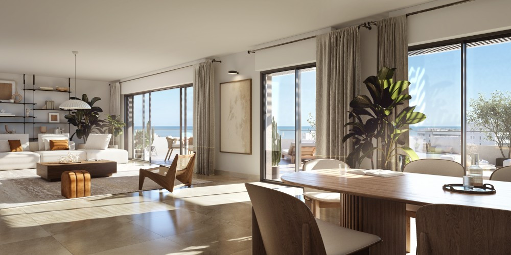 
                                                Vente
                                                 DERNIER ETAGE VUE MER Penthouse Villeneuve loubet