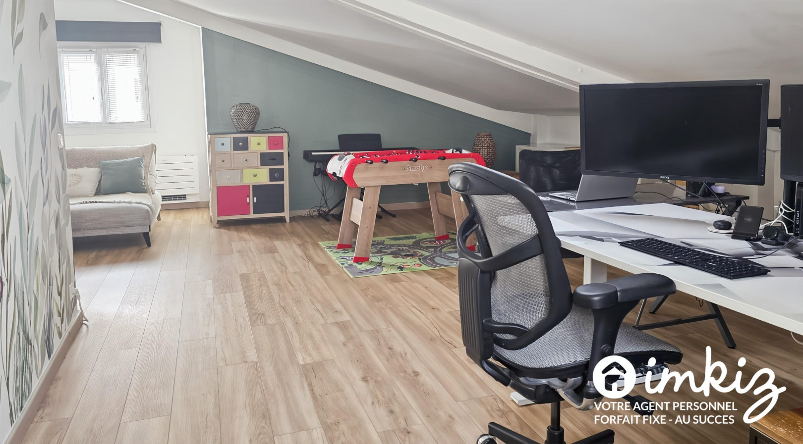 
                                                Vente
                                                 Duplex de 140m² au sol avec jardin